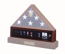 Medal Display Case (Walnut)